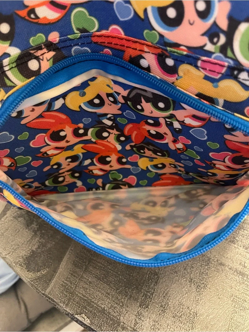 Powerpuff Girls Classic Allover Backpack - Blossom Bubbles Buttercup Bookbag